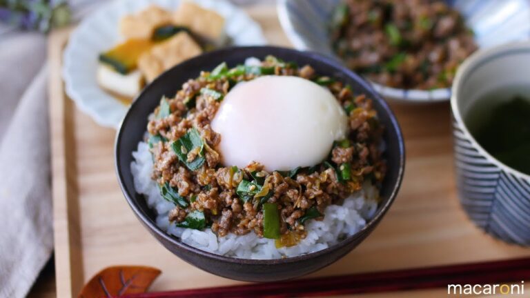 ごはんが進む！スタミナピリ辛そぼろ の作り方
