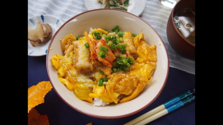 コスパどんぶり！キムチーズ厚揚げカツ丼！
