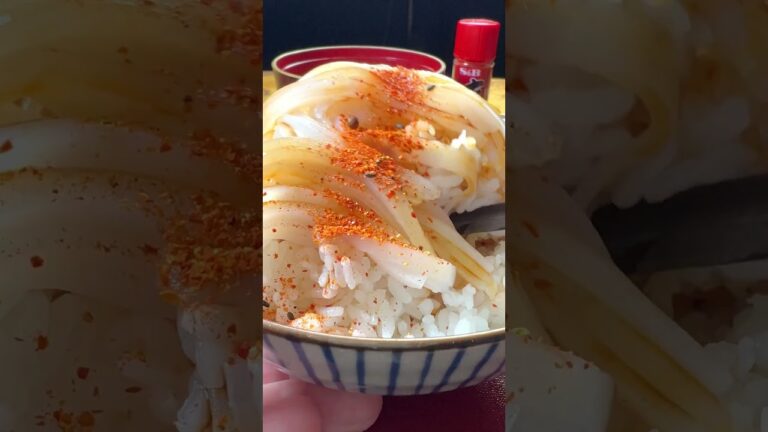 【山形】いかさし丼【青森】#shorts #sashimi #asmrfood