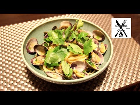 【和風パスタ】和風ボンゴレビアンコ　あさりの酒蒸しパスタ