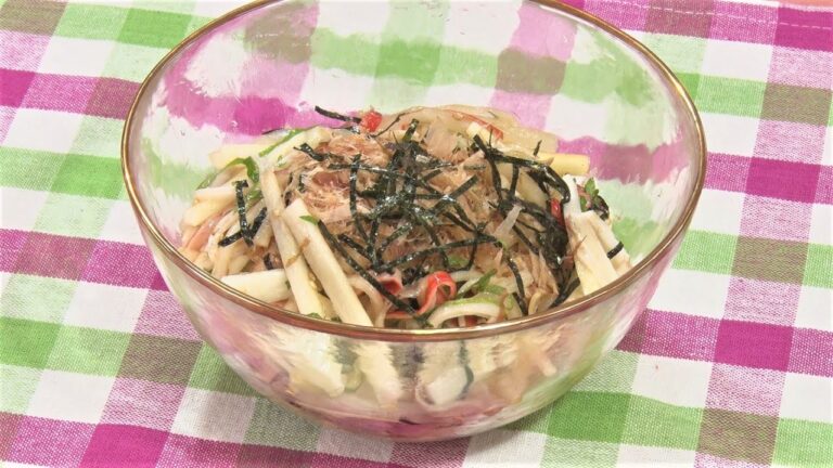 大根と長芋のサラダ【キチキチキッチン】