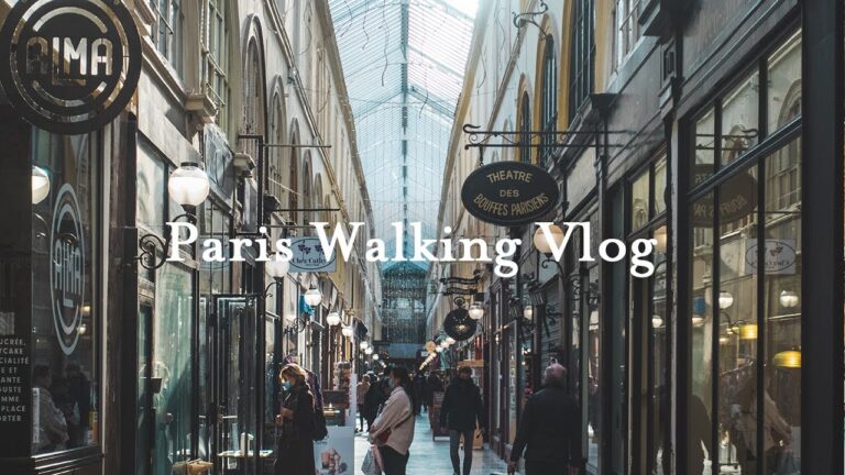 SUB｜暮らしVlog｜私たちのパリの楽しみ方｜冬のパリ散歩｜オペラ→パッサージュ→パレ・ロワイヤル→ルーヴル美術館→シティーファルマ｜海外生活｜Paris Walking