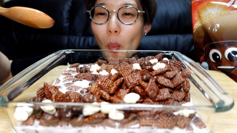 【字幕あり】チョコフレークいっぱい食べる【ASMR/咀嚼音】