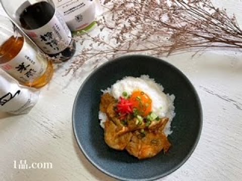 [意外とさっぱりいただけます♪] 豚肉と山芋のピリ辛スタミナ丼♪