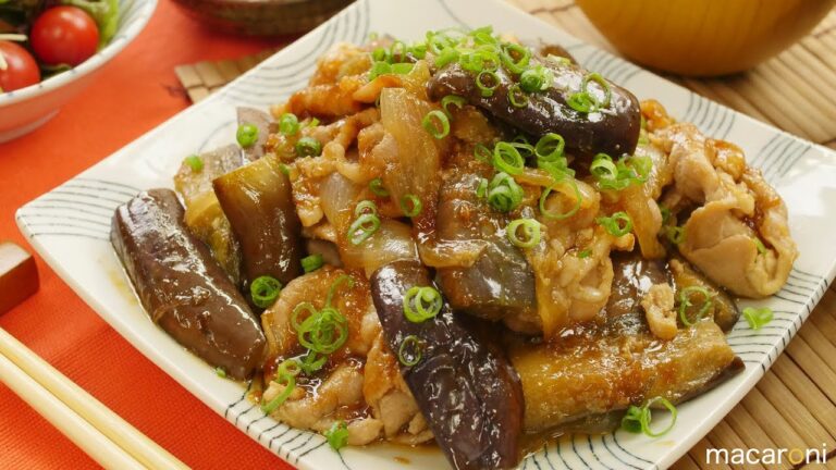 おかわりが止まらない！くたくた なすと 豚肉の とろみ 生姜 焼き のレシピ 作り方