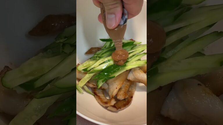 ビールが消える🍺豚トロの梅肉和え#shorts