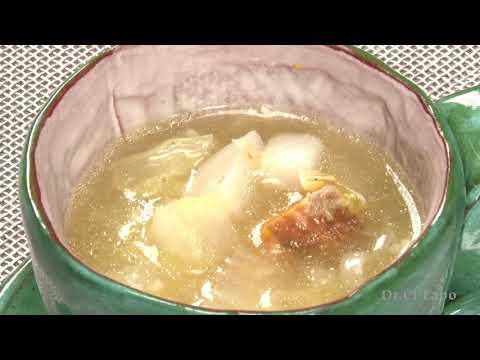 白菜と干し貝柱のスープ