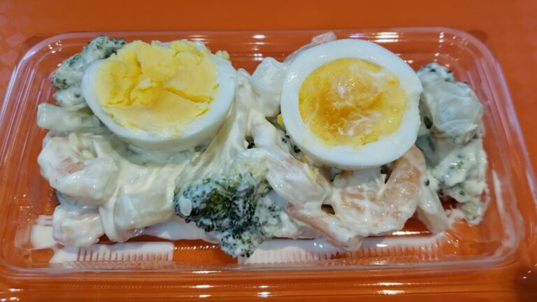 オリジン弁当の海老とブロッコリーのサラダ