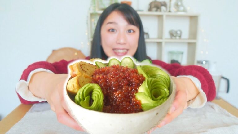 【いくらじゃないのにいくら】本物そっくり簡単veganいくら丼を作って食べる❣️