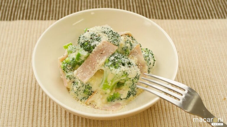 【基本のレシピ】簡単！ついつい食べちゃう ブロッコリーの ホワイトソース 和え のレシピ 作り方