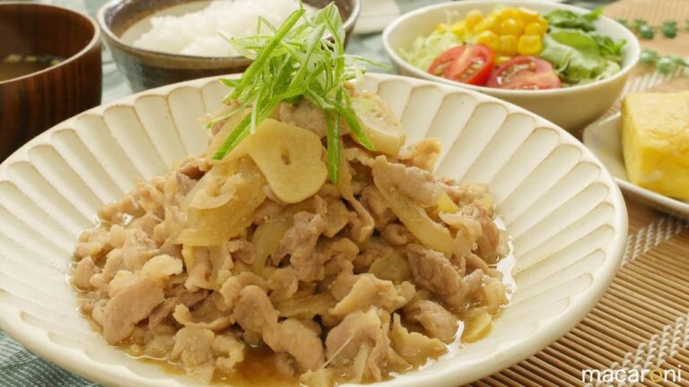 こっくり沁みる味！ 豚肉の にんにく 味噌 しぐれ煮 のレシピ 作り方