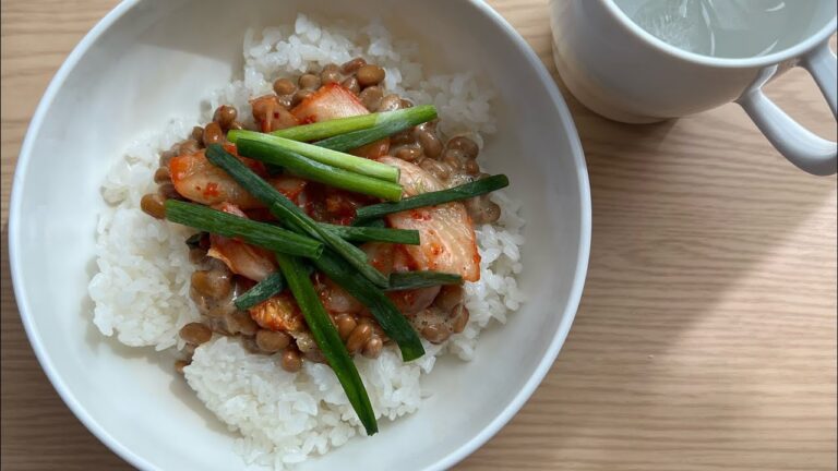 納豆キムチ丼