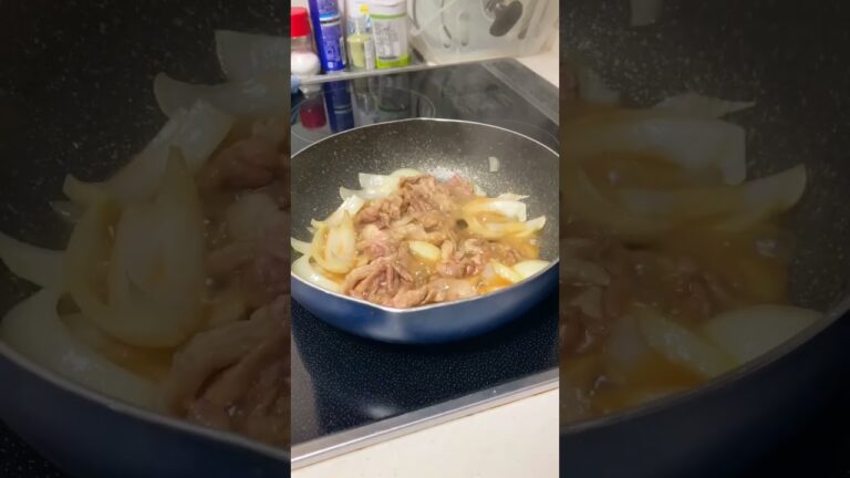 白い奴に合う🍚「豚のスタミナ丼」#shorts