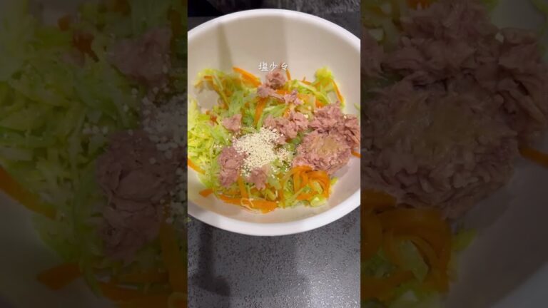 【どハマり！】●キャベツとツナのうま塩サラダ