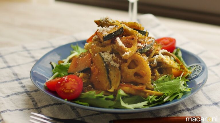 簡単デリ風♪ かぼちゃと れんこんの ロースト サラダ のレシピ 作り方