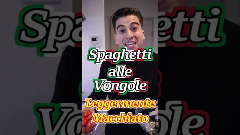 たっぷりのアサリでボンゴレロッソ！Spaghetti alle Vongole Leggermente Macchiato #shorts