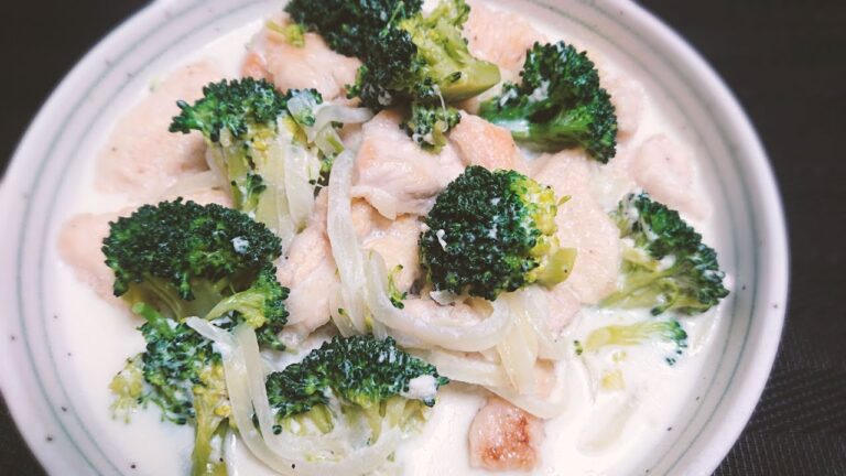 鶏むね肉とブロッコリーのクリーム煮【料理】