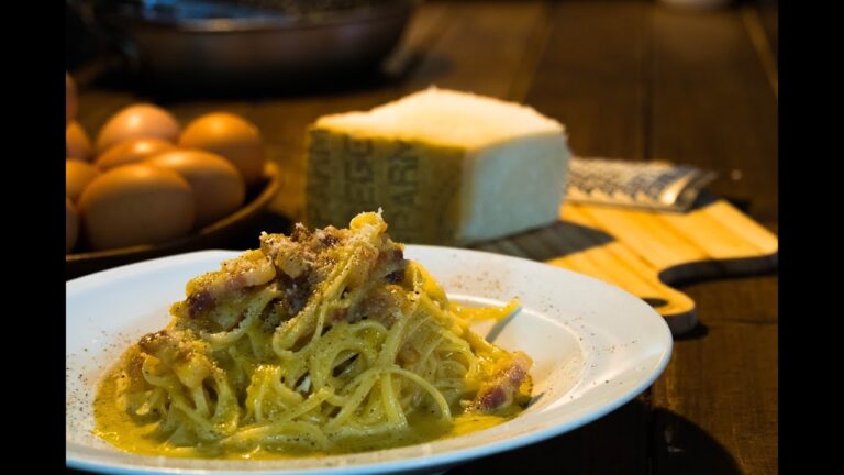 プロが教える　カルボナーラの作り方　【生クリームを使わない】