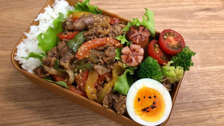 【プルコギ弁当】お弁当作り｜ブロッコリーおかかポン酢・ゆで玉子［旦那弁当］