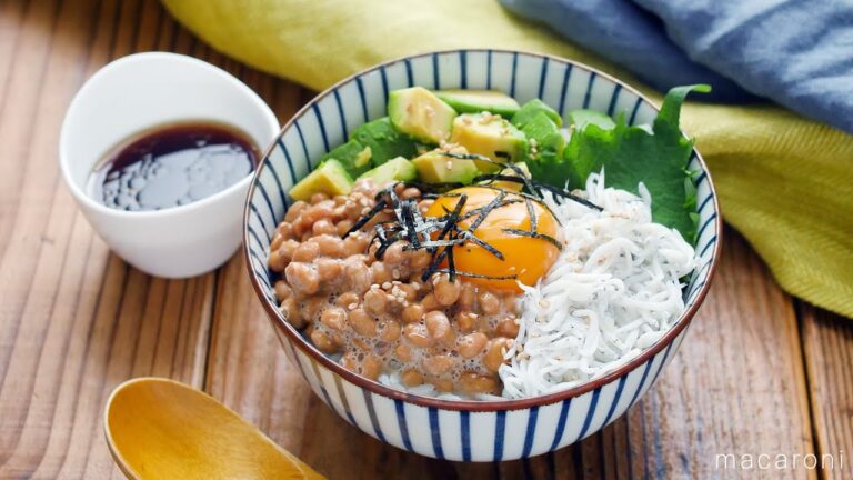 【アボカド納豆しらす丼】簡単ランチに！どんぶりひとつで大満足♪