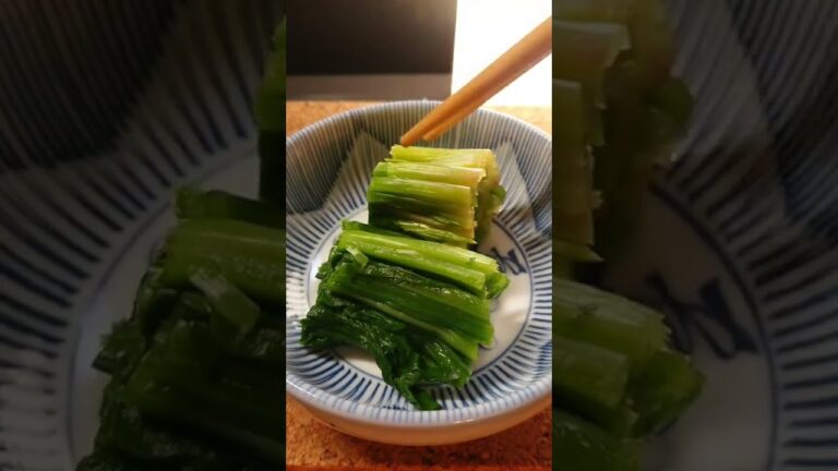ほうれん草のお浸しの作り方! #shorts