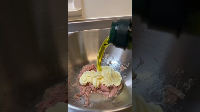 冷凍ブロッコリーとツナのオシャレサラダ　#shorts #おつまみ #ズボラ #簡単 #ブロッコリー #ツナ #おしゃれ #サラダ