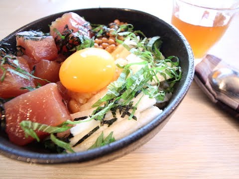夏バテの彼に作りたい スタミナまぐろ漬け丼 (Stamina tuna bowl)