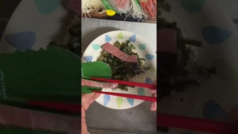 【オートミールで海鮮丼】レンジで簡単洗い物は1つのみ【悪玉コレステロール撃退】 #shorts