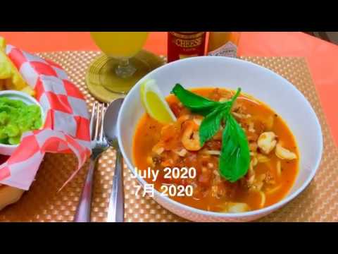 シーフードトマトスープパスタ(Seafood Tomato Soup Pasta)