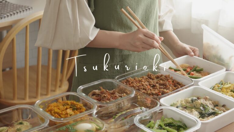 【秋の作り置き10品】秋食材で1週間分の作り置きおかずを作る週末。｜夫婦ふたり暮らし｜cooking vlog