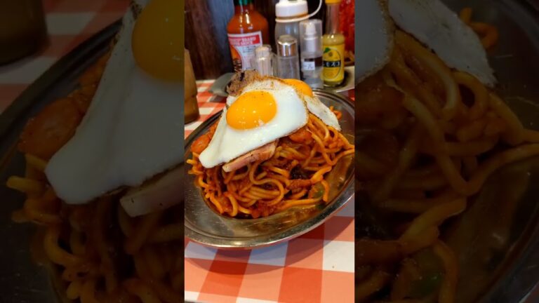 スパゲッティーのパンチョ 麺600gまで同一料金のデカ盛りナポリタン 大阪・日本橋 オタロード沿い