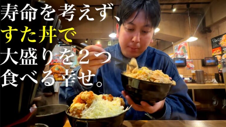 【完全復活】寿命を考えずに、すた丼２つ。