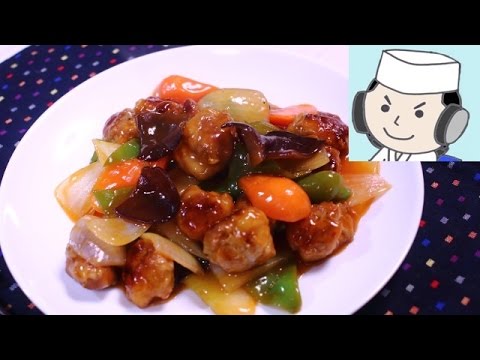 ヘルシー酢豚♪　Healthy Subuta(sweet‐and‐sour pork)♪