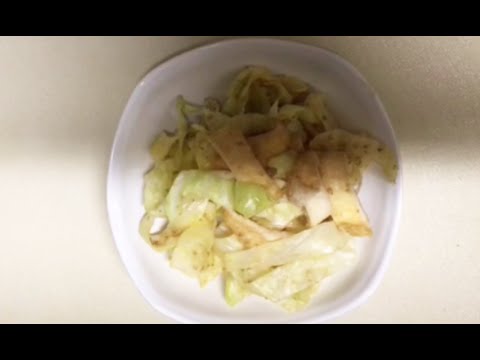 【料理レシピ】キャベツと油揚げのごま和えの作り方♪
