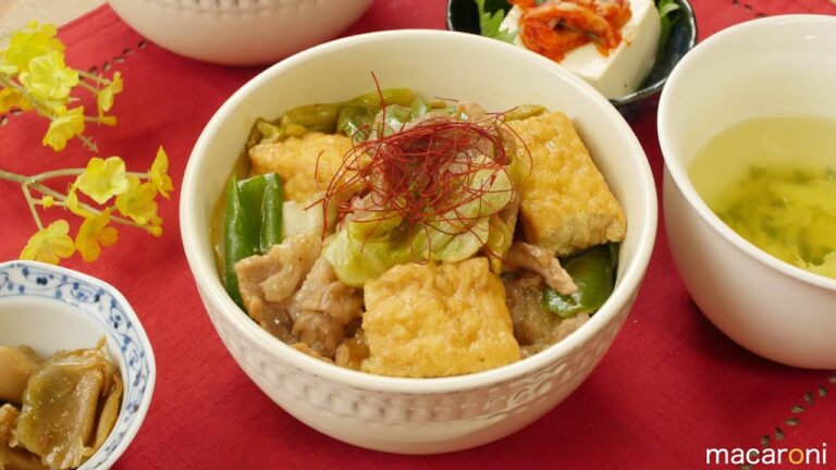 レンジで 10分包丁いらず！ 焼かない 回鍋肉 ホイコーロー 丼 のレシピ 作り方