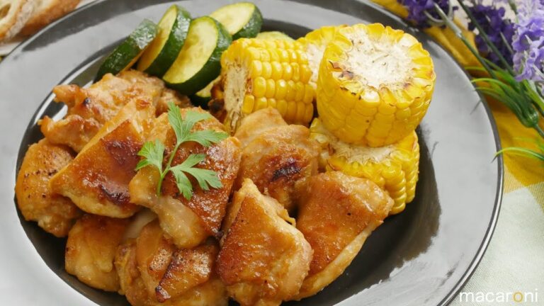 香りきわ立つ！ パリパリ 鶏もも肉の 辛子 味噌 焼き のレシピ 作り方