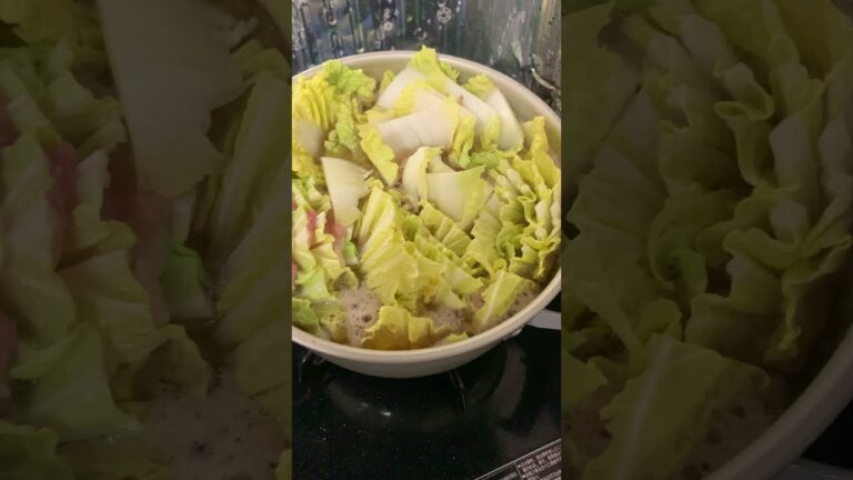 【兼業農家】冬と言ったらこれでしょ！白菜鍋【農家飯】 #shorts