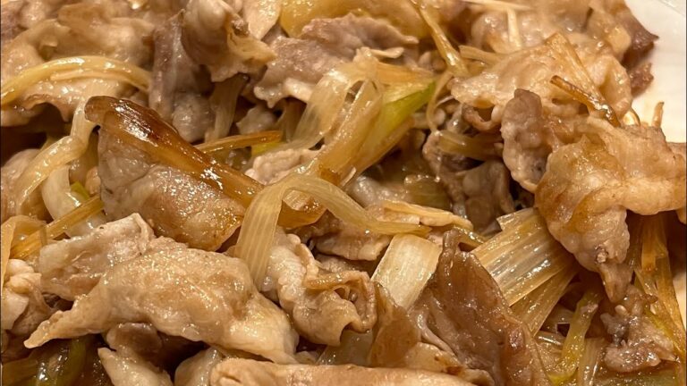 【スタミナ炒め】豚バラをにんにく醤油で炒めるだけ！白飯3杯はいけます！