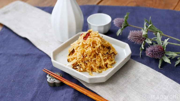 【切り干し大根ではりはり漬け風】パリパリ食感！切り干し大根で簡単♪｜macaroni（マカロニ）