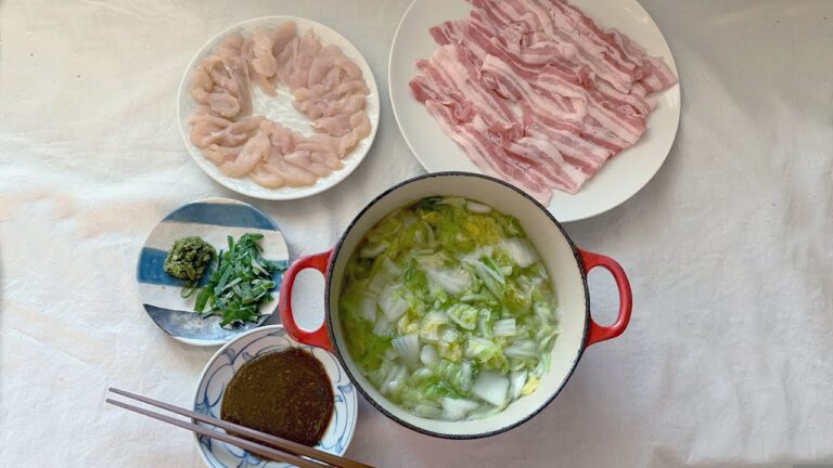 塩もみ白菜 しゃぶしゃぶ鍋🍲【栗原はるみレシピ】