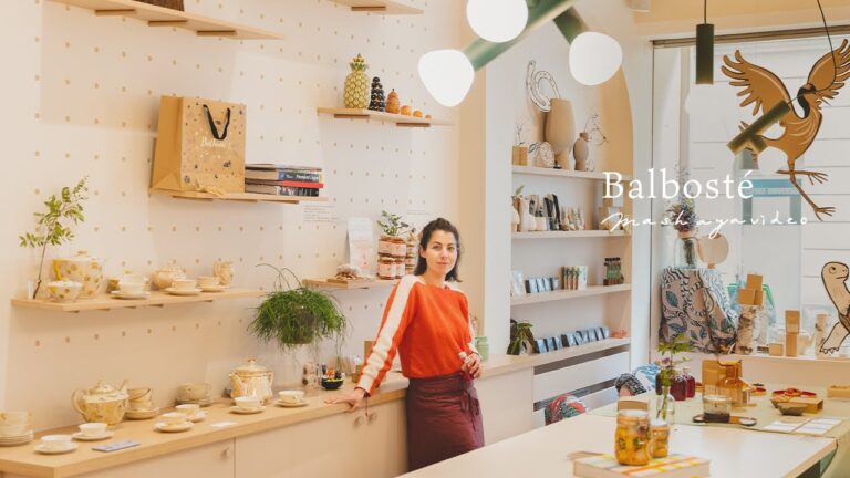 可愛くてワクワクが止まらない！パリのクリエイションスタジオBalbosté-バルボステ-｜フランス人と日本人が生み出すアートな食べ物たち｜ルームツアー｜パリ生活｜暮らしVlog｜SUB