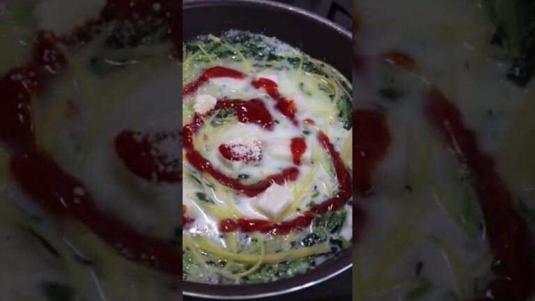 ワンパン🍳簡単で美味しい🇮🇹『トマトクリームパスタ』1人の時は・・・洗い物も少なくチャチャっと‼️#shorts #pasta #男の真夜中クッキング