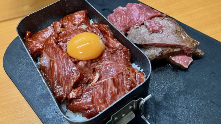 【自己責任】牛ユッケ丼を作ってハイボールをキメるだけの動画