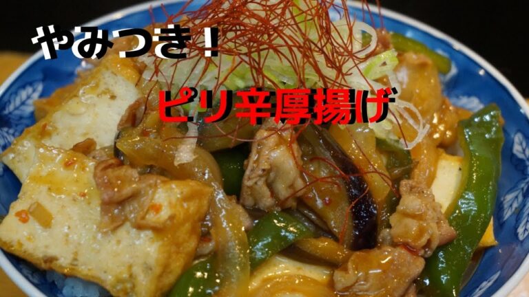 厚揚げと豚肉のピリ辛炒め! byまかないチャレンジ