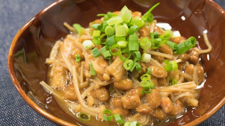 ご飯が止まらない！えのき納豆