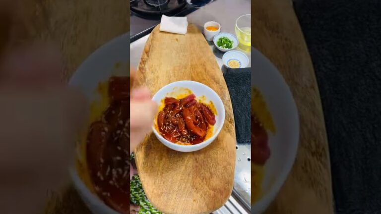 YouTube史上最速でマグロユッケ丼作って食べる男