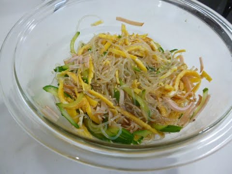 【レシピ】給食で出てきそうな春雨サラダの作り方