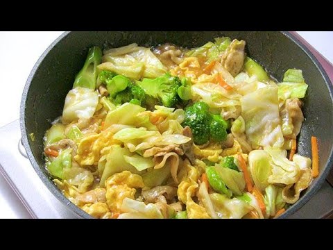 おかずラボ　しょうゆを知る（４）豚肉とキャベツのとろみ炒め