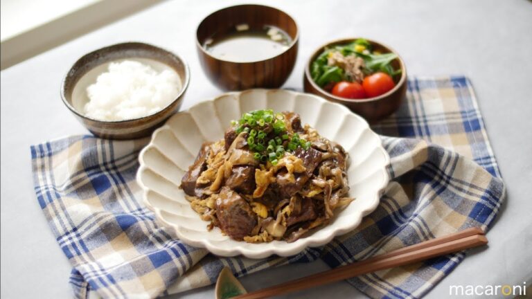 舞茸マジックで柔らか♪ 牛肉の ふわふわ 卵 炒め のレシピ 作り方