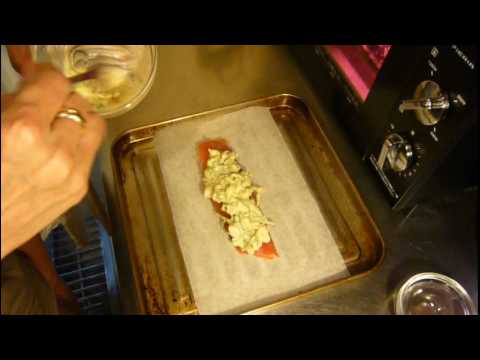 トースターで旬の秋鮭のネギマヨ味噌焼き☆
